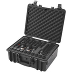 Hard Pistol Cases With Pre-Cut PU Foam, Waterproof Dustproof Hard Gun Case For 1 Pistol,  Lockable Pistol Case, Black
