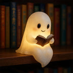 Halloween Cute LED Ghost Night Light Children's Nightlight Gift Bedside Sleep Lamp Halloween Decorations Lovely Ghost Lamp Warm Light