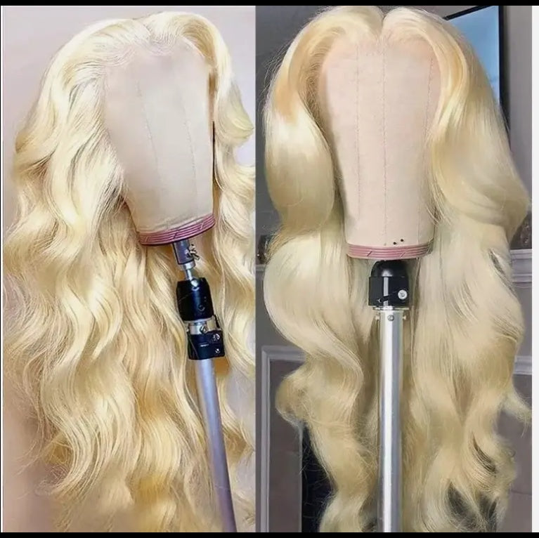 Blonde Sale Hot Sale Blonde 30 Inch 5 HD 13x4 Body Wave Lace Wig Raw Black Female Human Hair
