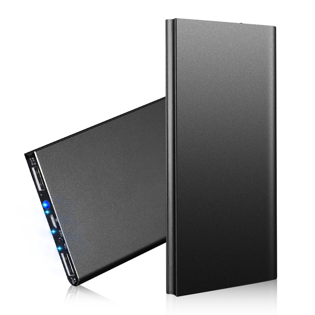 Ultra-thin Power Bank 20000mAh Power Bank Ultra-thin External Battery Pack Phone Charger Dual USB Port