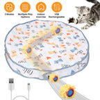 Cats Hide And Seek Mouse Catching Game 1Pc Cat Toys Ball Fast Rolling In Rechargeable Motion Activated Interactive Pouch Cat Toys For Indoor