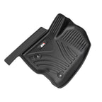 Black Friday Sale MKR Floor Mats For Chevy Silverado GMC Sierra 1500 2019-2025, 2020-2025 SLV SRA 2500 3500 HD Crew Cab With Rear Under-Seat Storage
