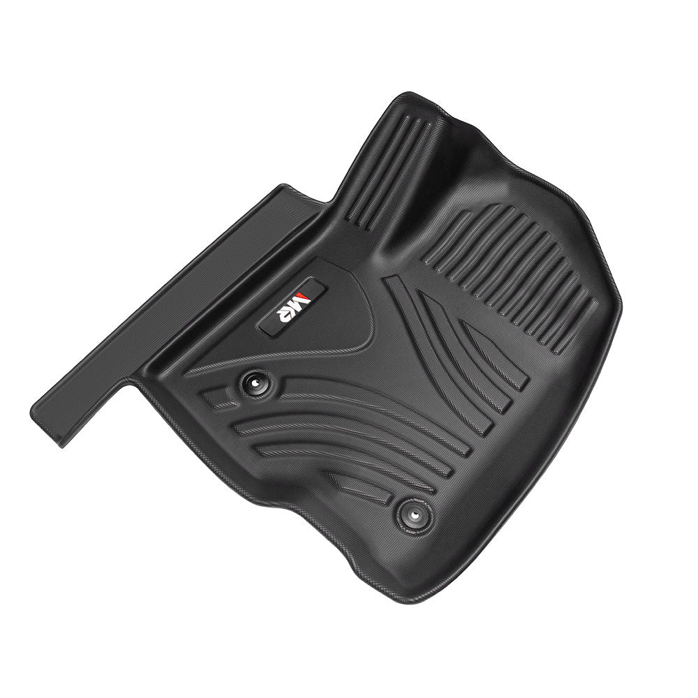 Black Friday Sale MKR Floor Mats For Chevy Silverado GMC Sierra 1500 2019-2025, 2020-2025 SLV SRA 2500 3500 HD Crew Cab With Rear Under-Seat Storage