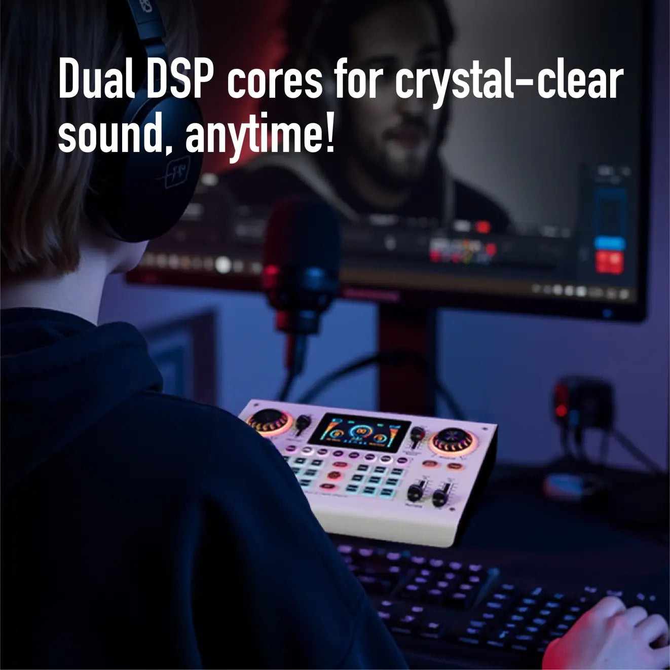 Big Discount C100PRO Lightweight And Portable Digital Sound Card, Real-time Voice Changer, Intelligent Noise Reduction, And Instrument Reverberation