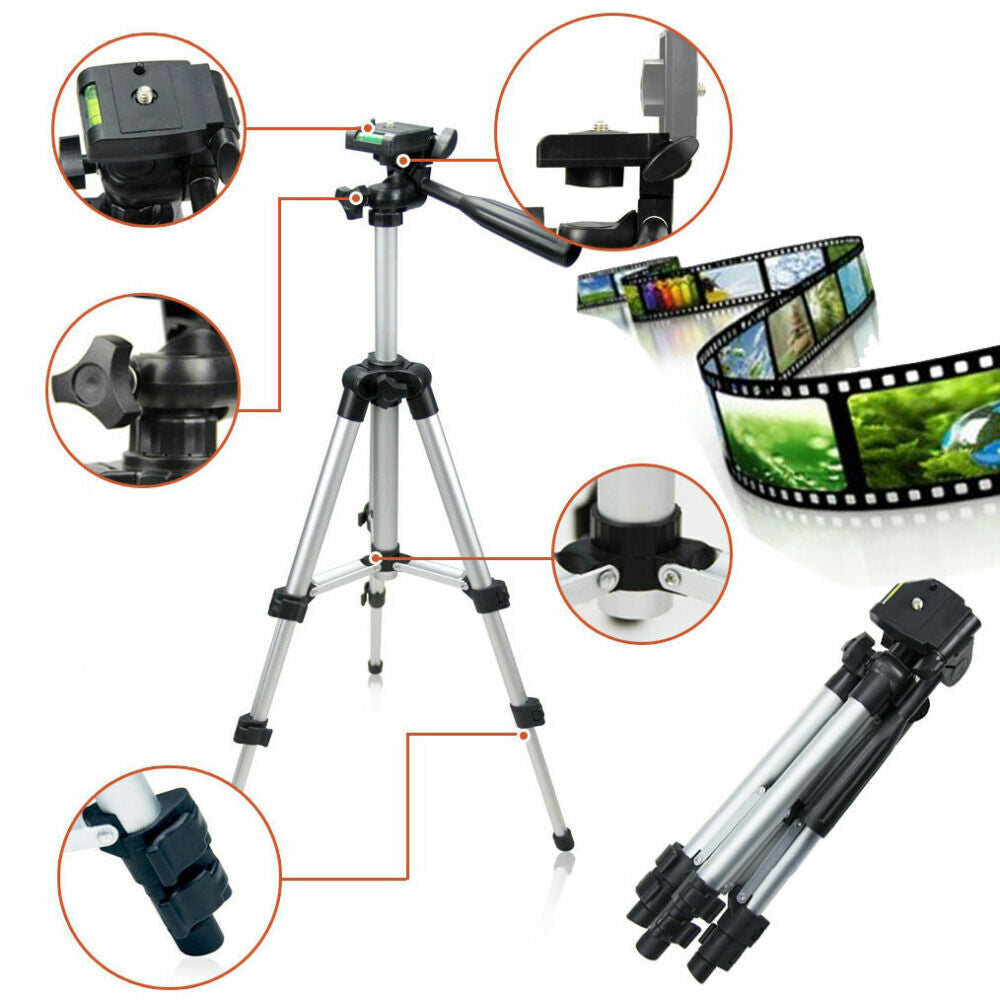 Professional Mobile & Camera Tripod Stand Holder Mount For Cell Phone, Portable Tripod, Mobile Phone Live Stream Holder, Camera Tripod