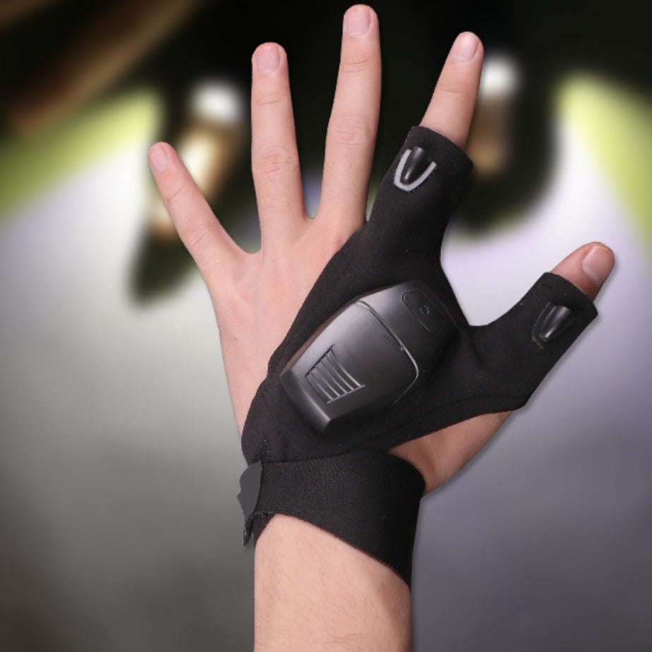 Fishing At Night Fishing Outdoor Fishing Lighting Repair Equipment With Dry Battery Gloves