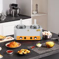 2.4x2 L Electric Cheese Dispenser With Pump Commercial Hot Fudge Warmer 86F-230F