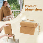 Big Savings 1Pc 79x24In USB Heated Shawl With Teasel Wearable Heating Blanket Electric Throw Wrap Indoor Outdoor With Zipper 3 Heating Levels Machine Washable For Outdoor Home Office