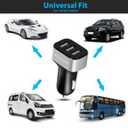 Car Charger 1Pc 3Port USB Car Charger 30W 5.5A For IOS Phone 16 15 14 And More