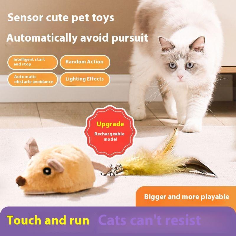 Touch Start Electric Mouse for Cats