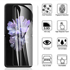 Samsung Galaxy Z Flip 3 5G Soft Hydrogel Screen Protector Film HD Lens Cover