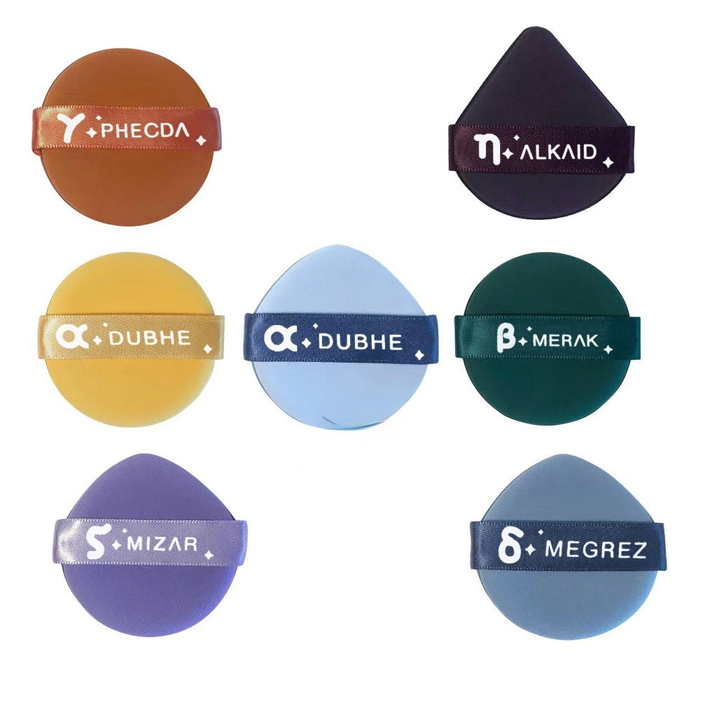 Pack of 7 Seven - Star Makeup Puff