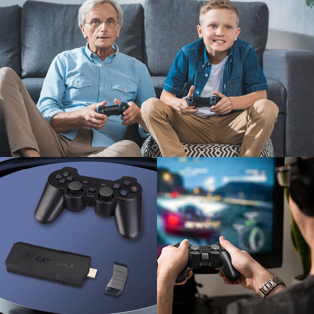 64GH, 128GB & 256GB HD Home TV Game Console 4K Wireless Open Source
