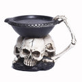 Halloween Creative Three Ghost Head Top Candle Desktop Storage Tray