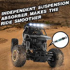 NEW 4DRC Truck Rock Climbing Car  Rock Crawler Rechargeable Off Road Truck 4WD , Metal Shell LED Headlights RC Remote Control Off Road Car Truck, Logistics Is Randomly Sent By UPS,USP.
