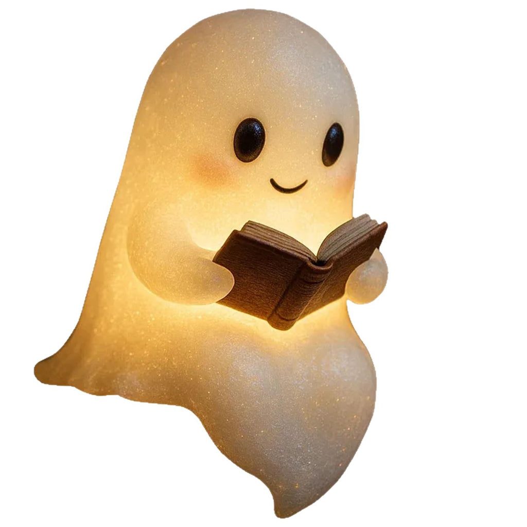 Halloween Cute LED Ghost Night Light Children's Nightlight Gift Bedside Sleep Lamp Halloween Decorations Lovely Ghost Lamp Warm Light