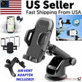 Car Mobile Phone Holder 360 Universal Mobile Phone Mount Holder Car Stand Windshield For Mobile-Cell Phone GPS